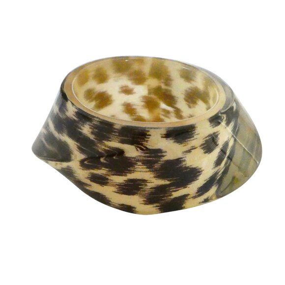 KATE SPADE Pop art resin & lucite Animal print bangle bracelet - Picture 3 of 10